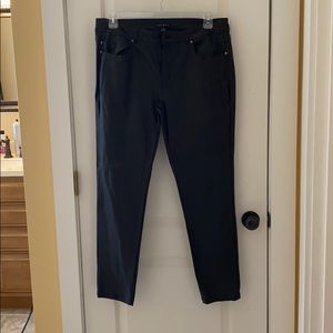 Tribal pleather pants